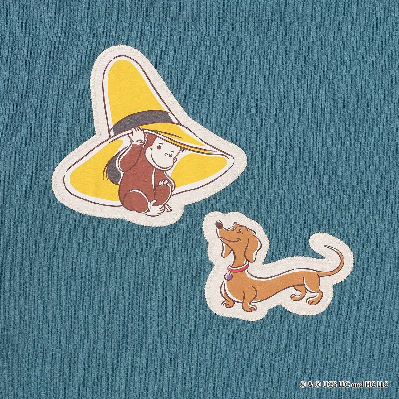 Curious George Layered Long-Sleeve Sweatshirt,Charcoal gray, large image number 12