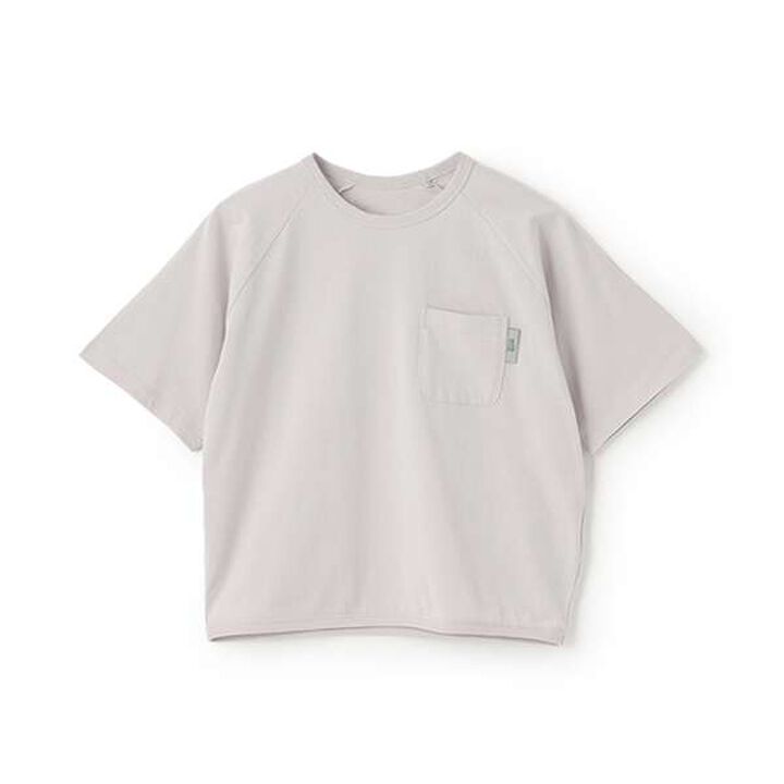 [100% Cotton 365D.] Solid Color Pocket Big Half T-Shirt,Light gray, medium image number 0