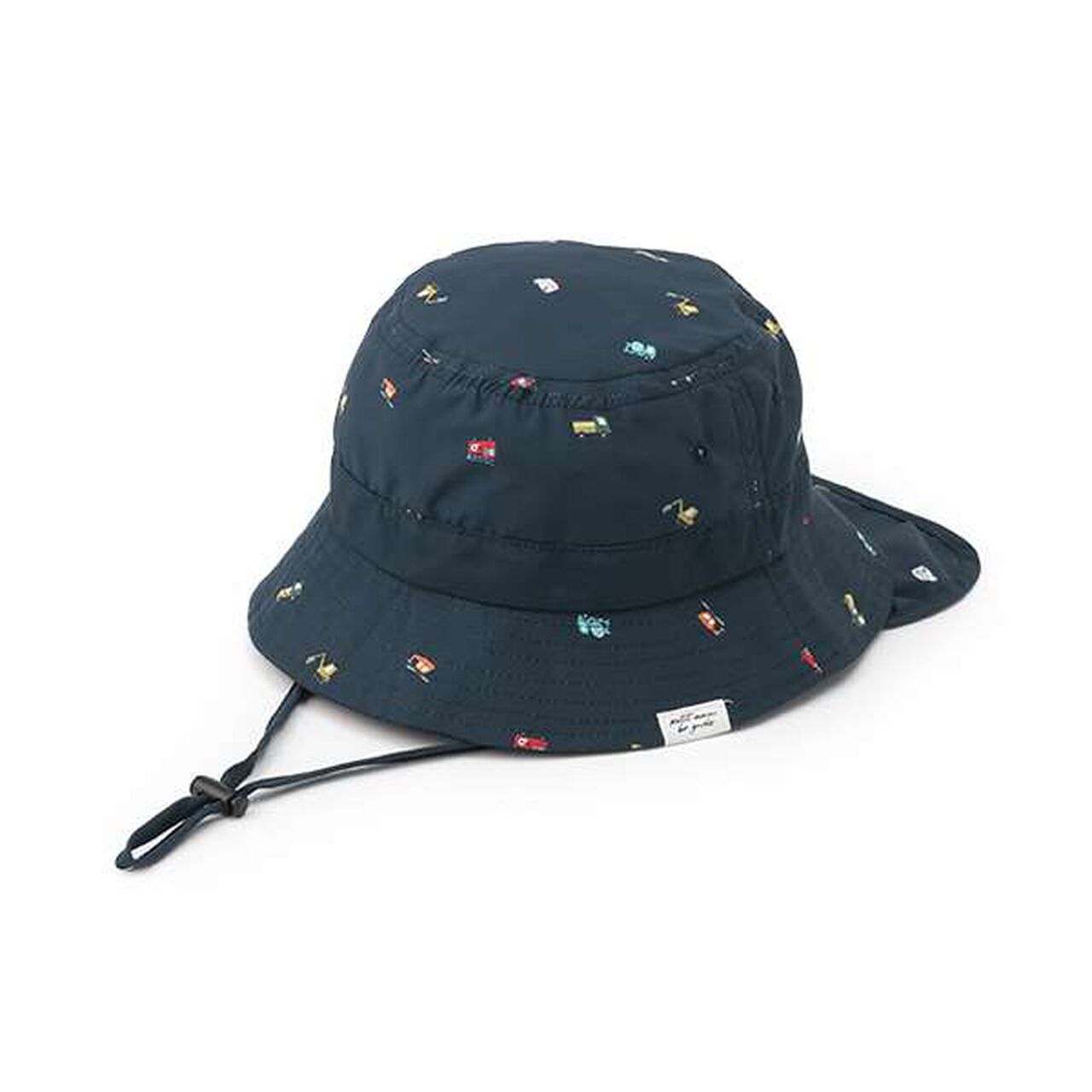 All-Over Pattern Safari Hat,Navy, large image number 0