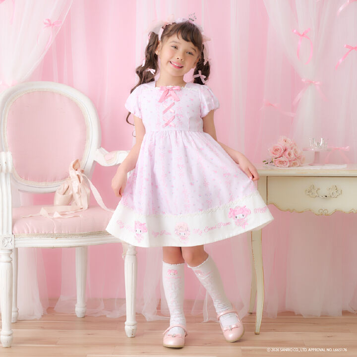 My Melody / My Sweet Piano Ballerina Print One-Piece Dress,, medium