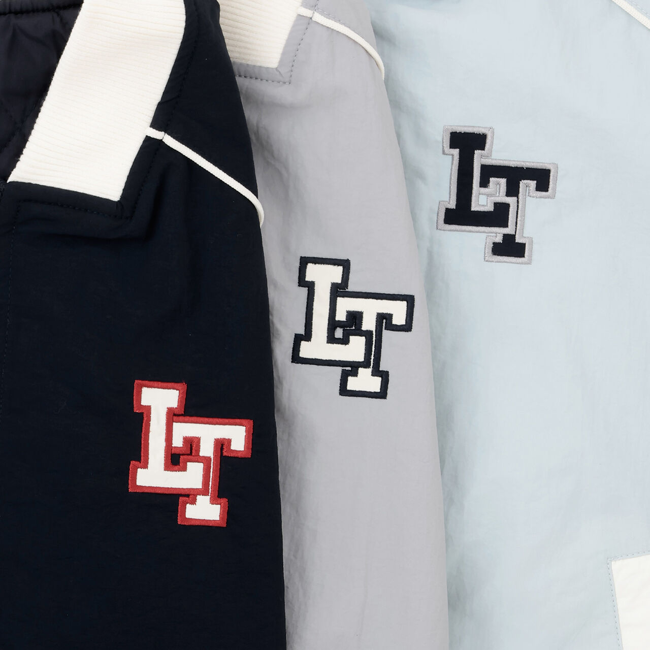 LTXC Water-Repellent Padded Varsity Jacket,Gray, large image number 16