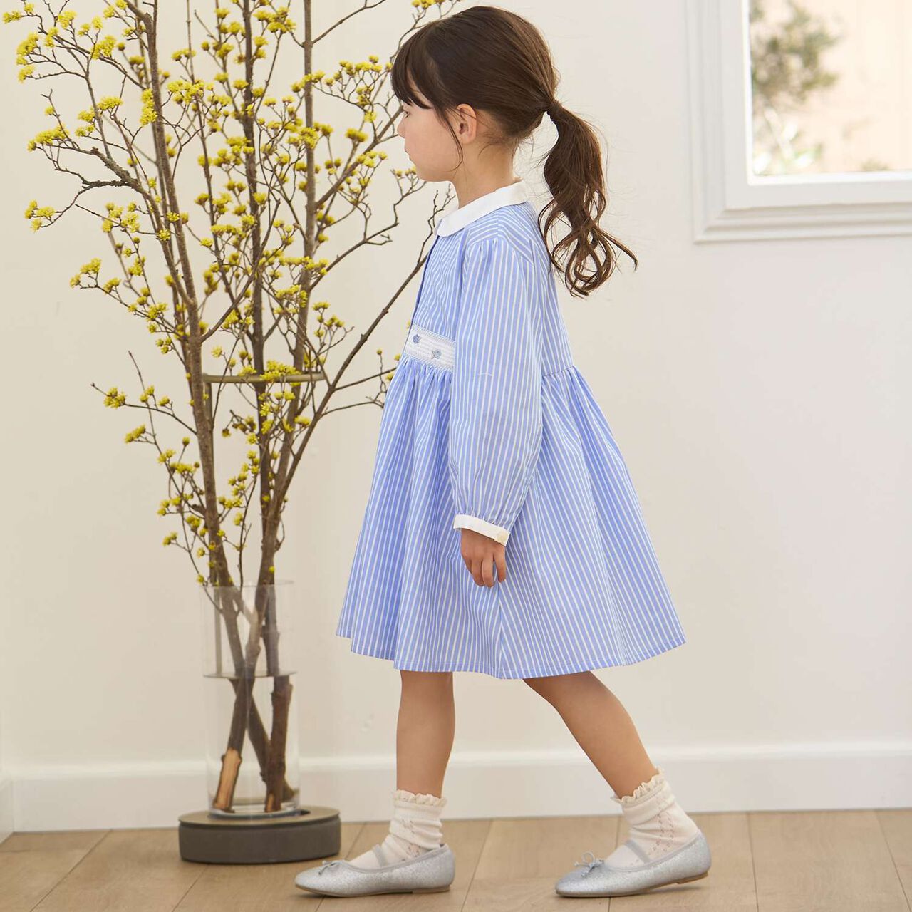 Link Shirt Dress,Light pink, large image number 1