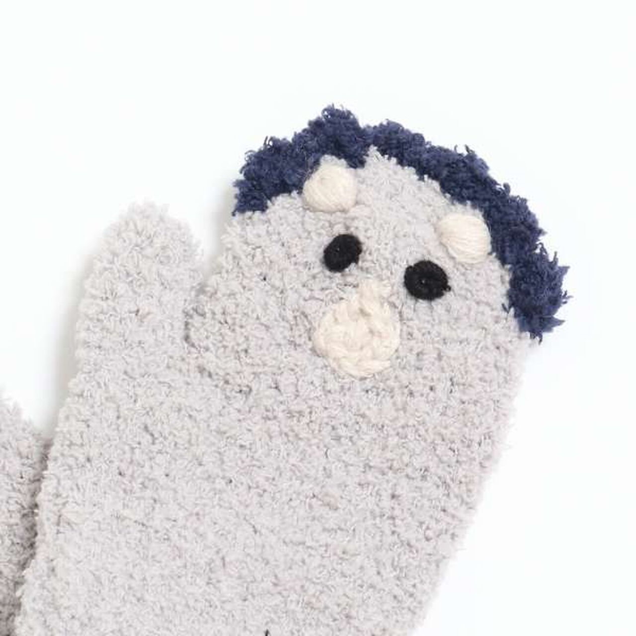 KP Deco Dinosaur Motif Mittens (S),Green, large image number 1