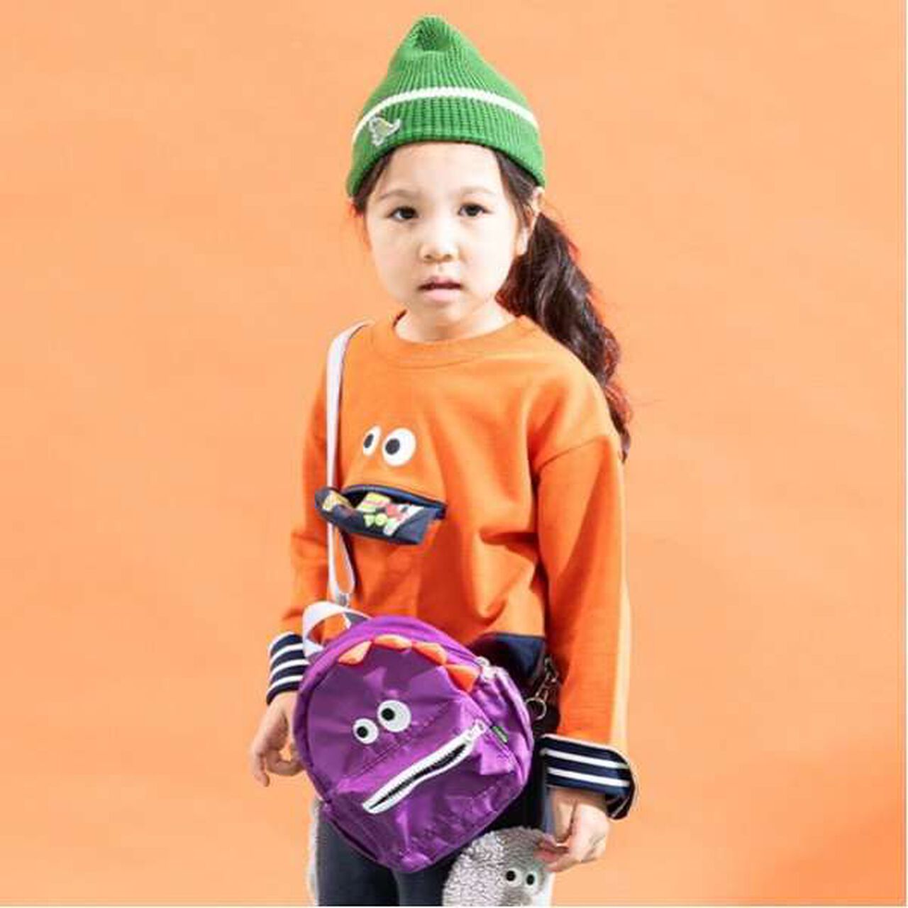 Dinosaur 2-Way Bag,Purple, large image number 6