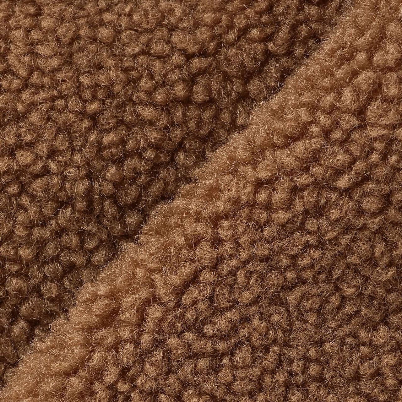 Ring Boa Short Duffle,Brown, large image number 12