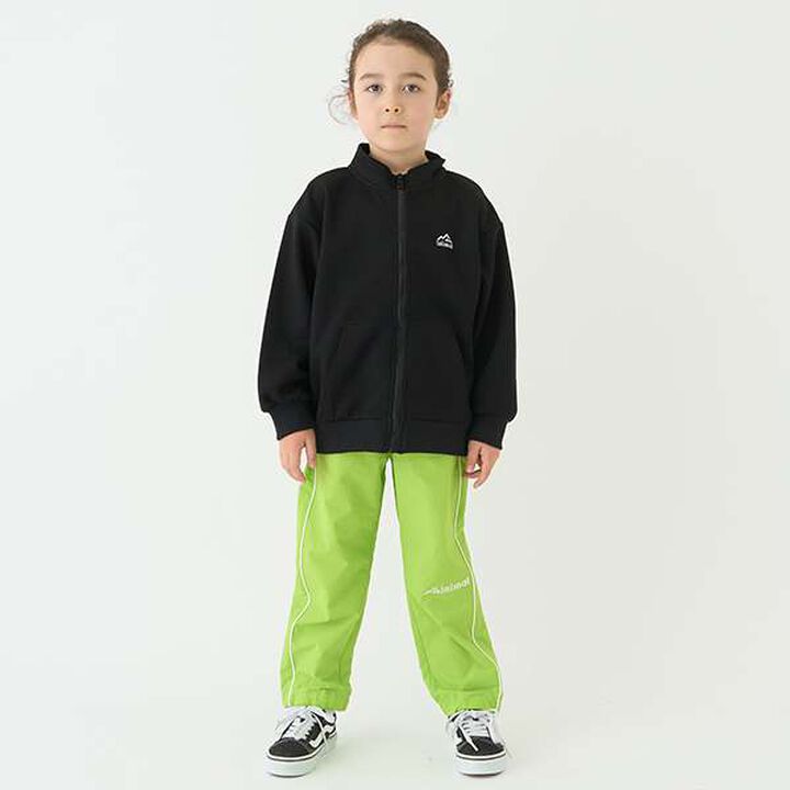 [Water-Repellent] Ponte Zip Stand Collar,Black, medium image number 20