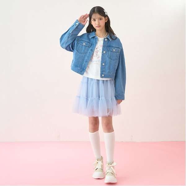 Ribbon Embroidery Denim Jacket | Narumiya Official Global Online Store