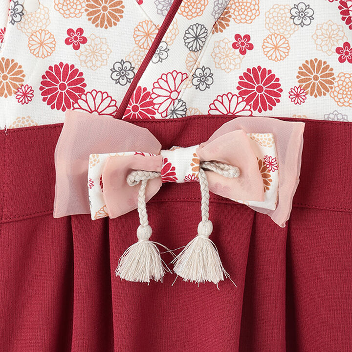 Girls NariKiri Hakama Coverall,Light pink, medium image number 8