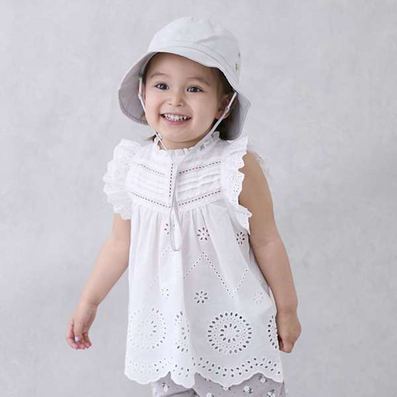 [Link] Overlay Lace Tunic (Kids Size),Off white, large image number 0
