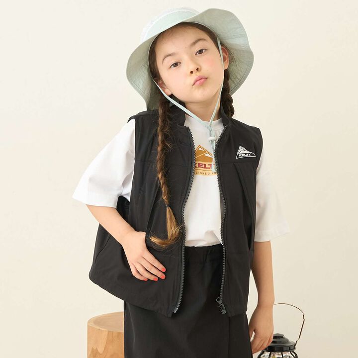 [4 WAY Stretch] [KELTY] Utility Vest,Black, medium image number 0