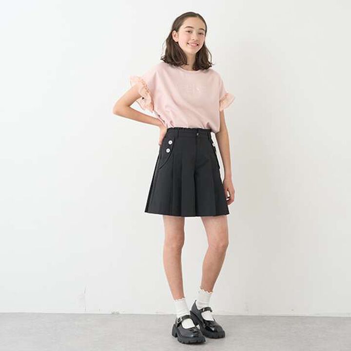 Sequined Logo T-Shirt,White, medium image number 5