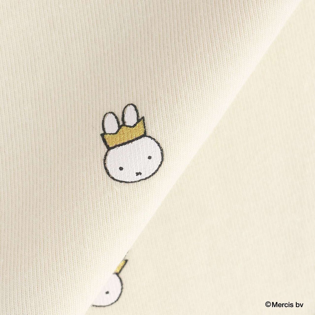 [Miffy] All-Over Pattern Scalloped Hem A-Line T-Shirt,Lavender, large image number 8