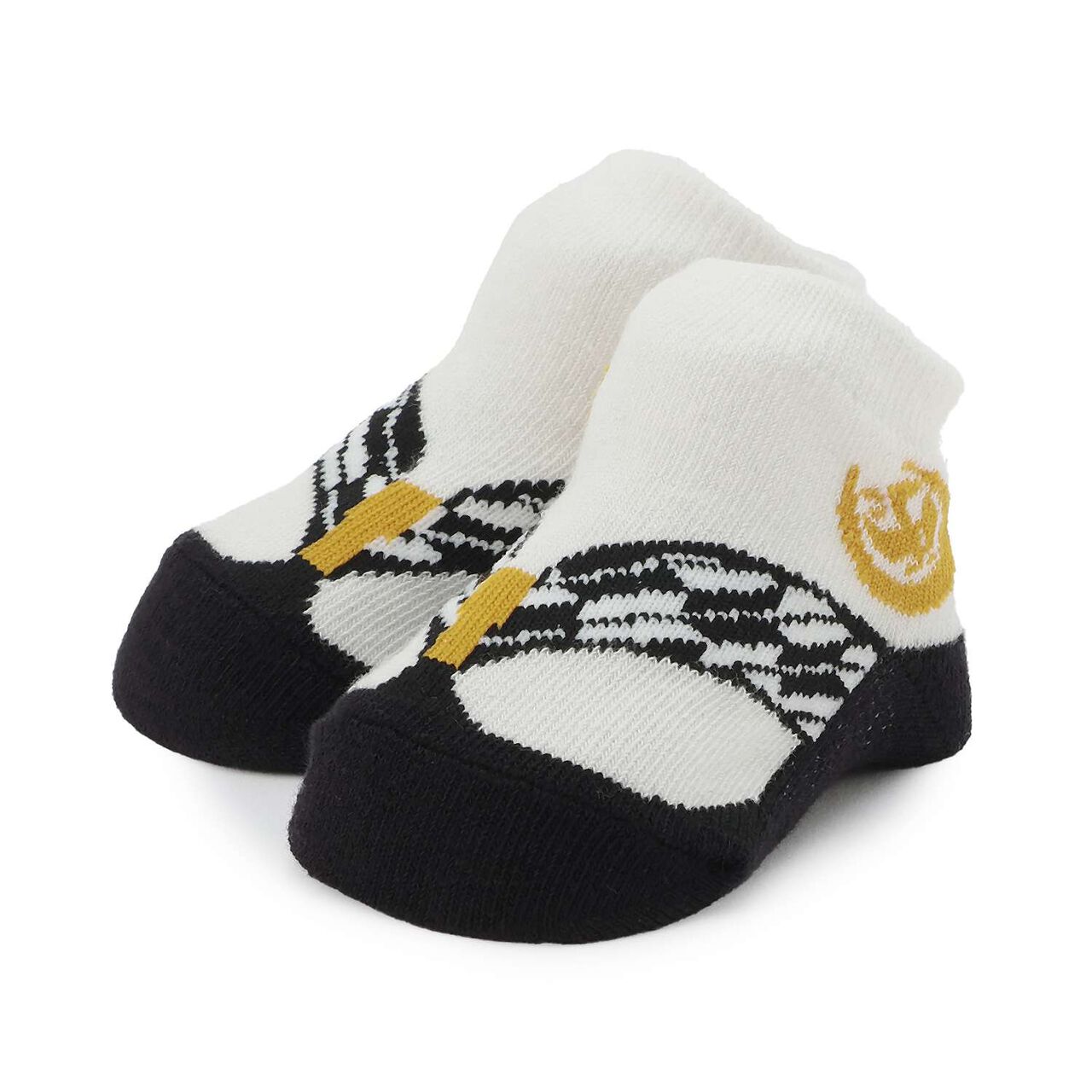 Crest Pattern Cup Socks,White, large image number 0