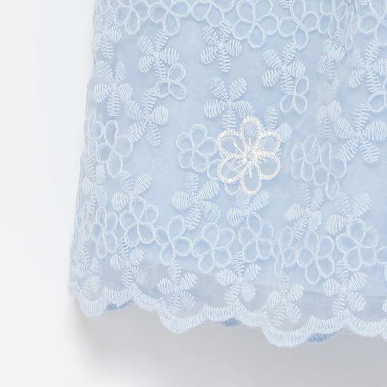 Kids Bolero Jacket + Lace Dress Set,Sax blue, large image number 3