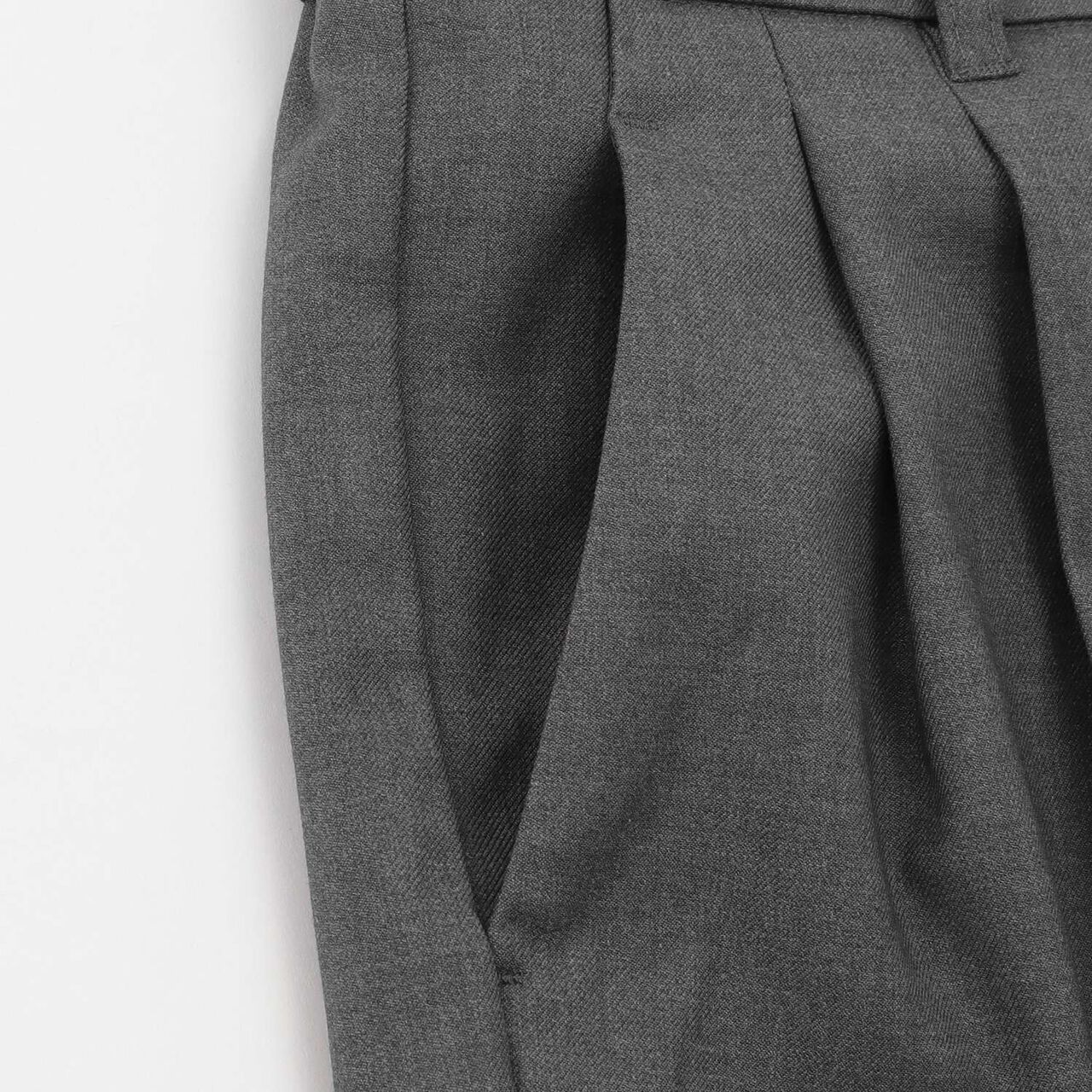 [AMI] Suspender Slacks Pants,Charcoal gray, large image number 6