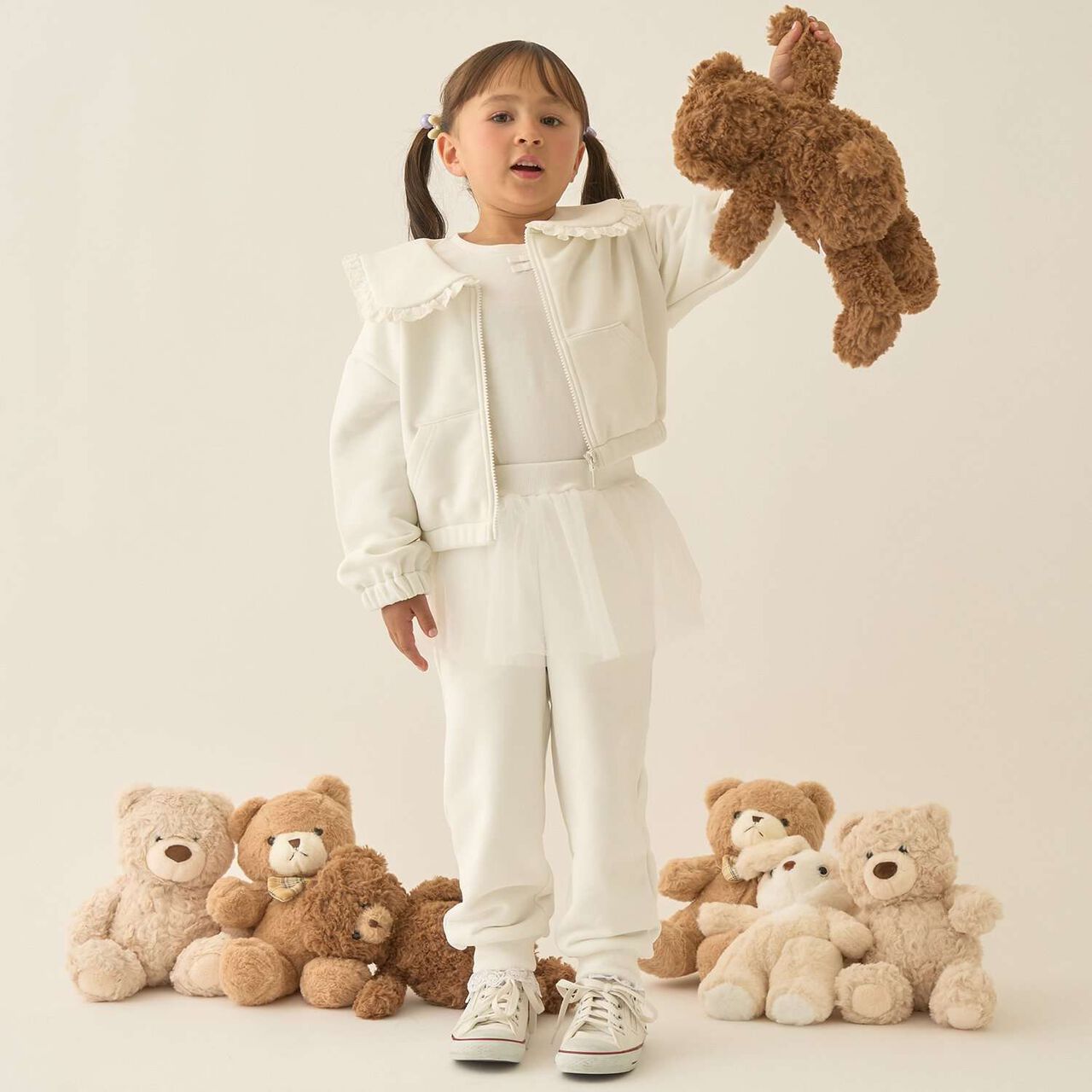 [Lycee Mine Ballet Series] Coordinatable Setup Sailor Collar Full-Zip Sweatshirt,Light blue, large image number 17