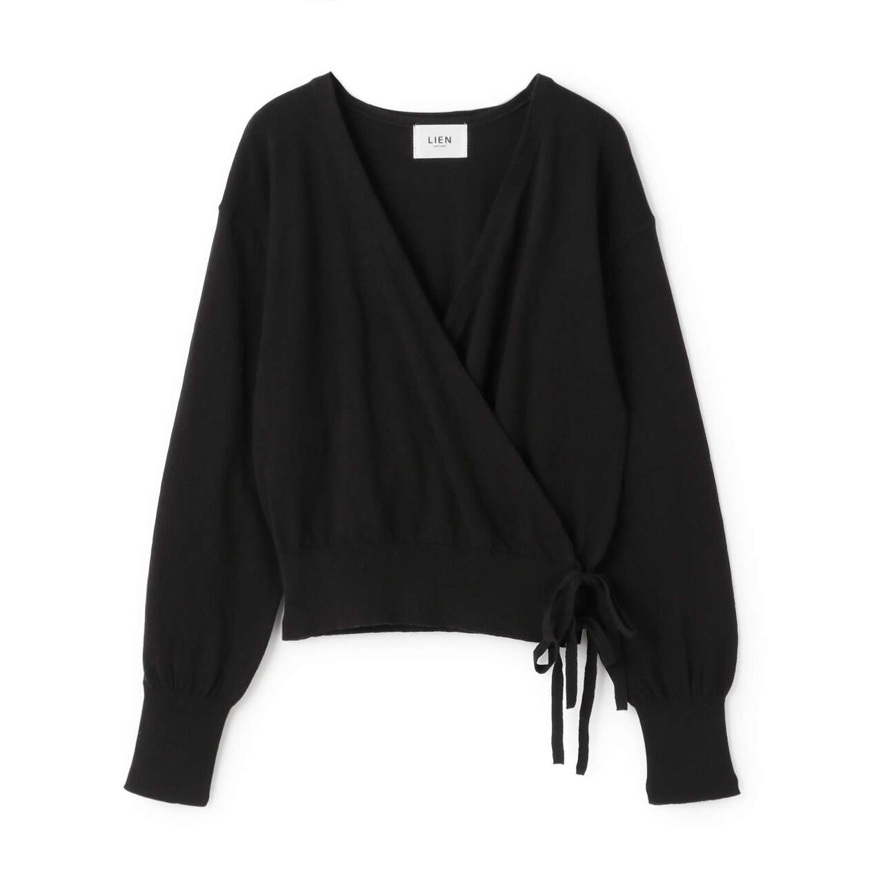 Ballet Knit Cache-Coeur,Black, large image number 0