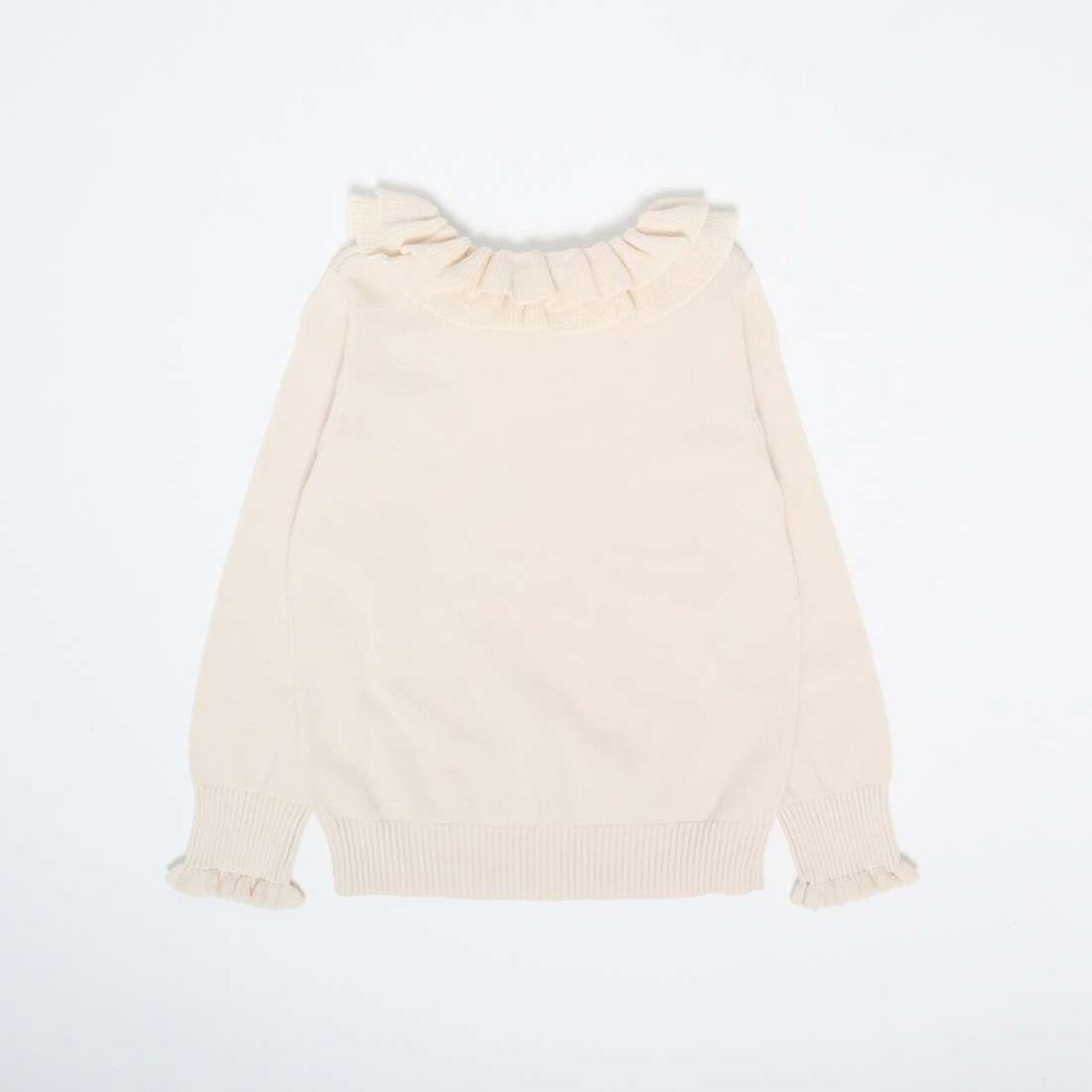 KP Frill Collar Sweater (0 to 0),Off white, large image number 5