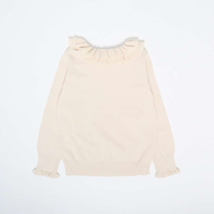 KP Frill Collar Sweater (0 to 0),Off white, medium image number 5