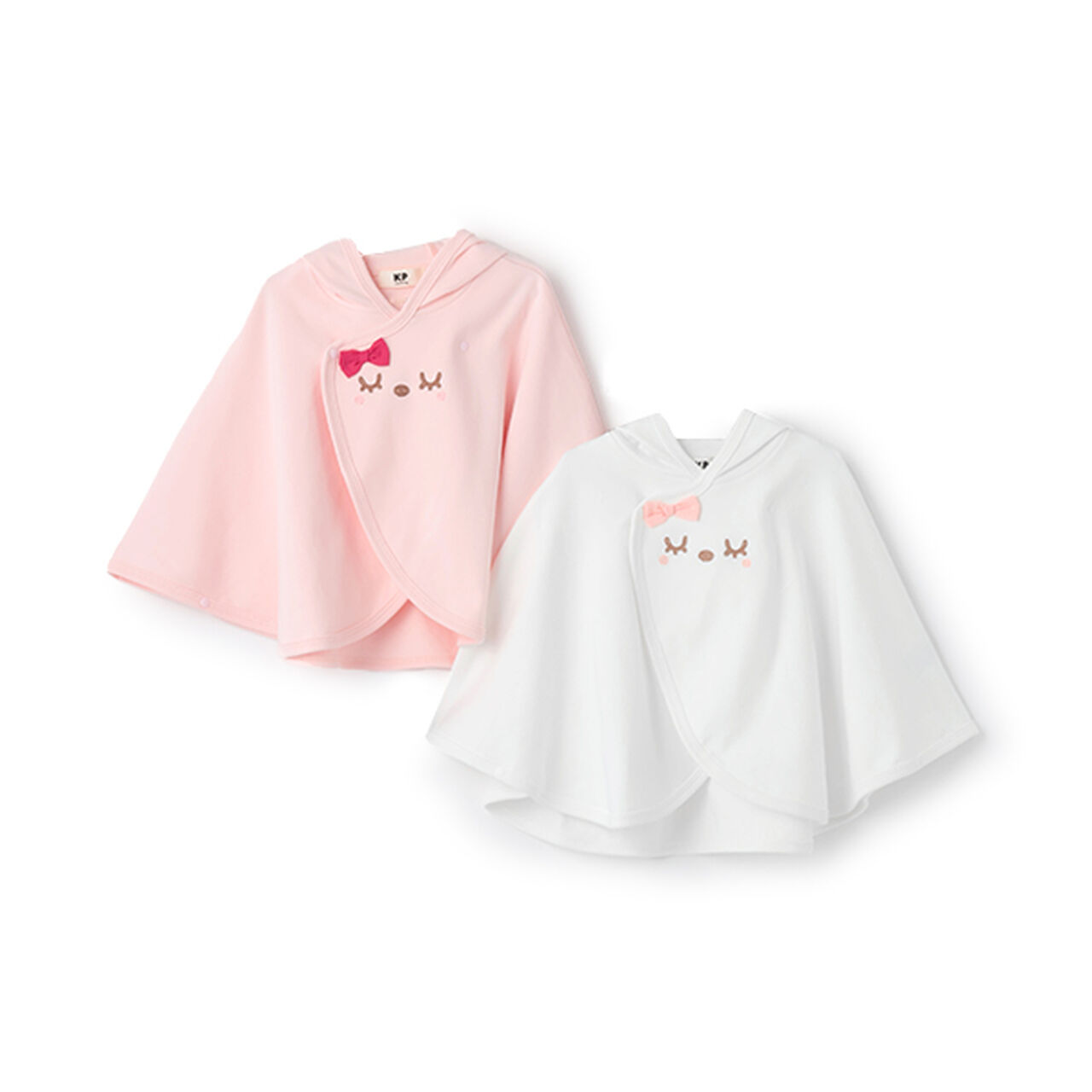 Mimi Face Embroidery & 3D Ear Cape,Off white, large image number 8