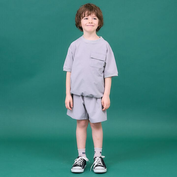 Dry Seersucker Outfit Set [MNCM] [Kids] [Boys & Girls],Brown, medium image number 30