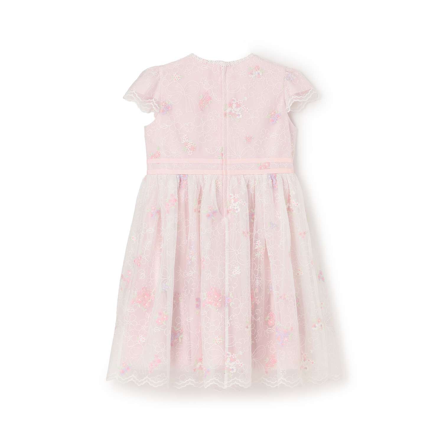 Flower Embroidery Tulle Lace One-Piece Dress | Narumiya Official