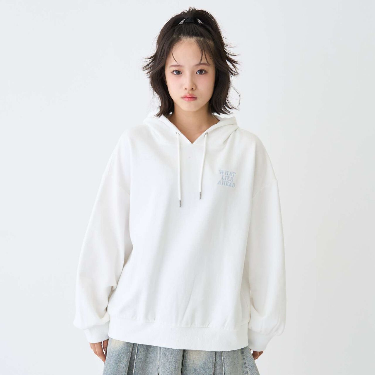 100% Cotton Wool Lined Photo Loose Parka,Smoke white, large image number 1