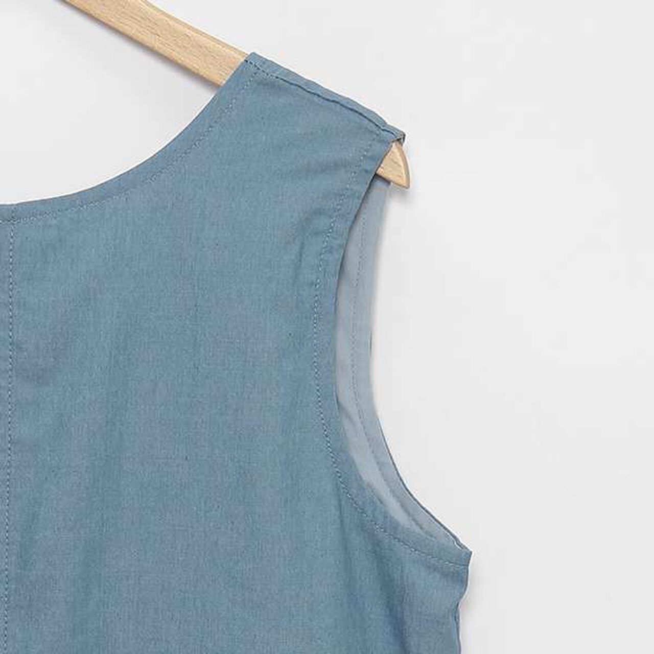 [Link] Sleeveless One-Piece Dress (Adult Size),Blue, large image number 13
