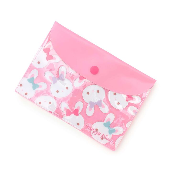 [mezzo piano Adults] Rabbit Pattern Clear Pouch,, medium