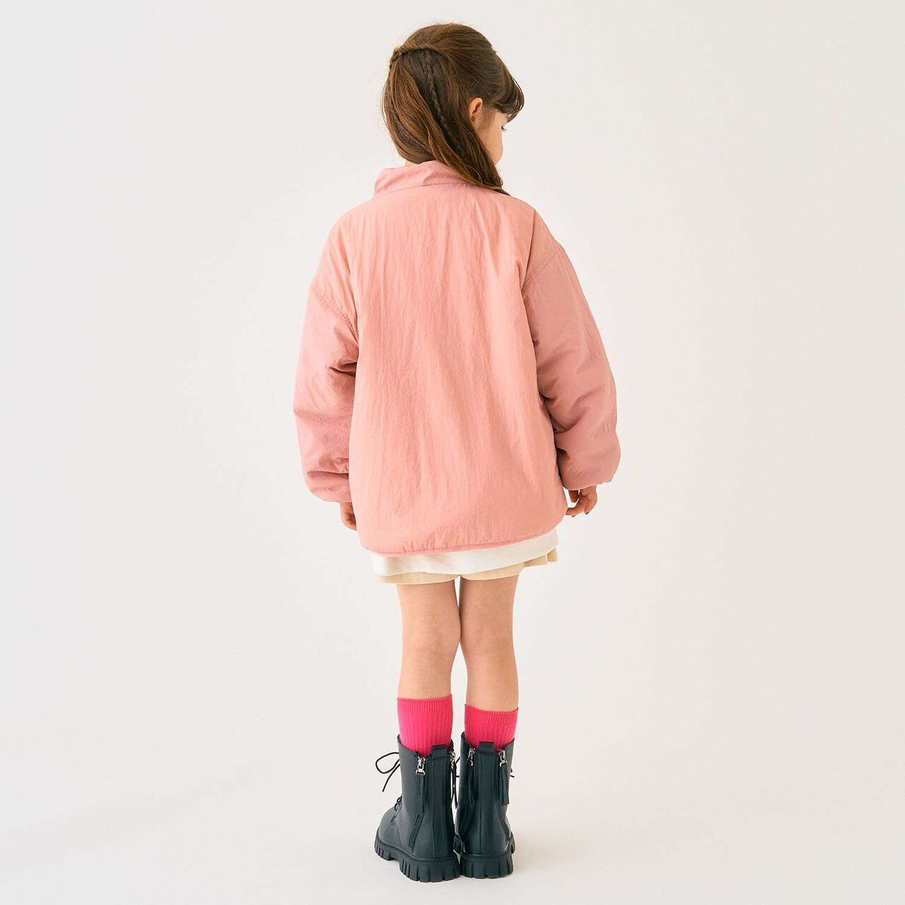 Reversible Color-Blocked Boa Outerwear,Black, large image number 29