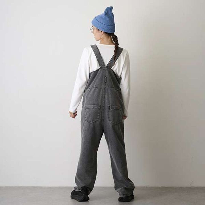 [AMI] High Waist Overalls,Black, medium image number 8