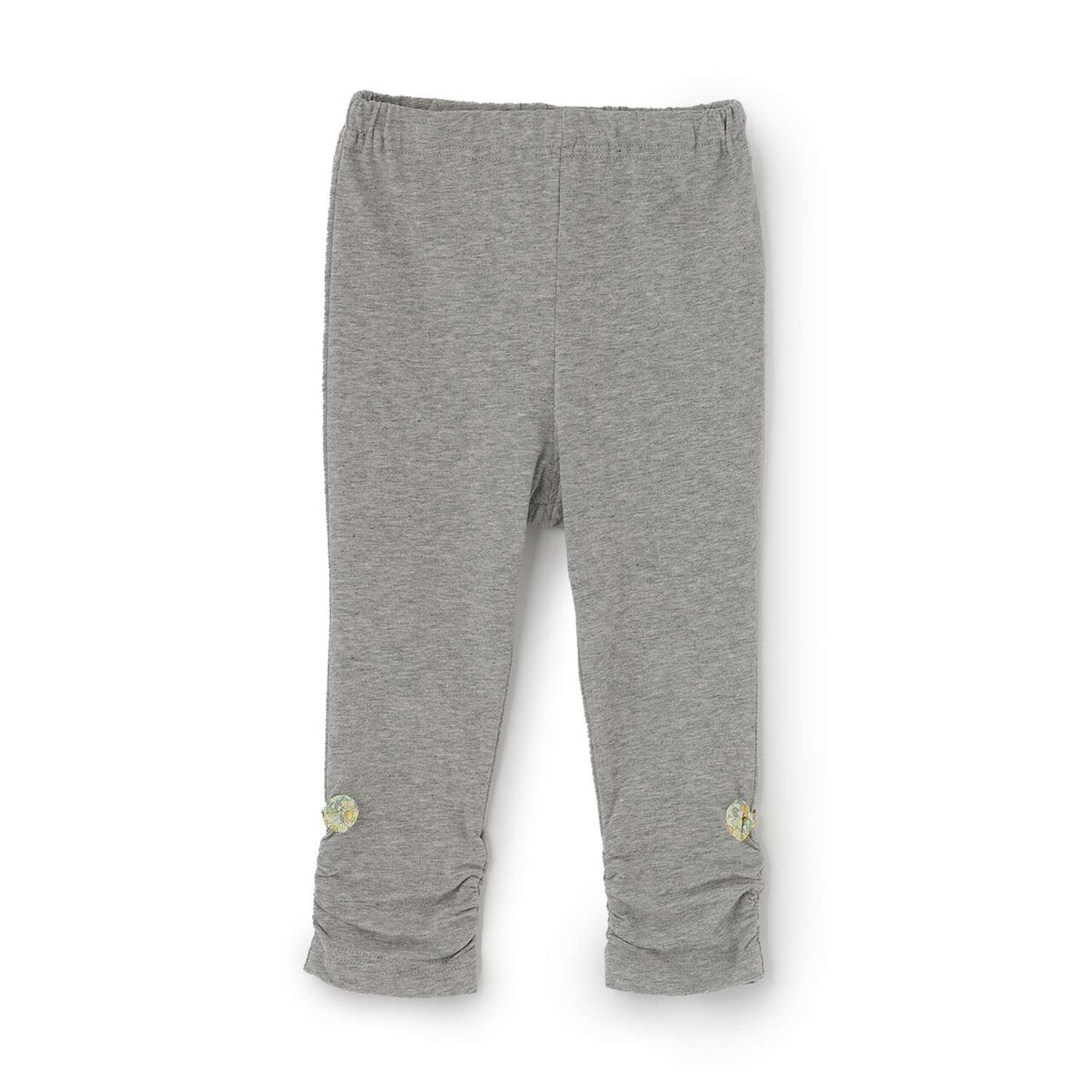 9/10 Length Ribbon Leggings,Gray, large image number 0