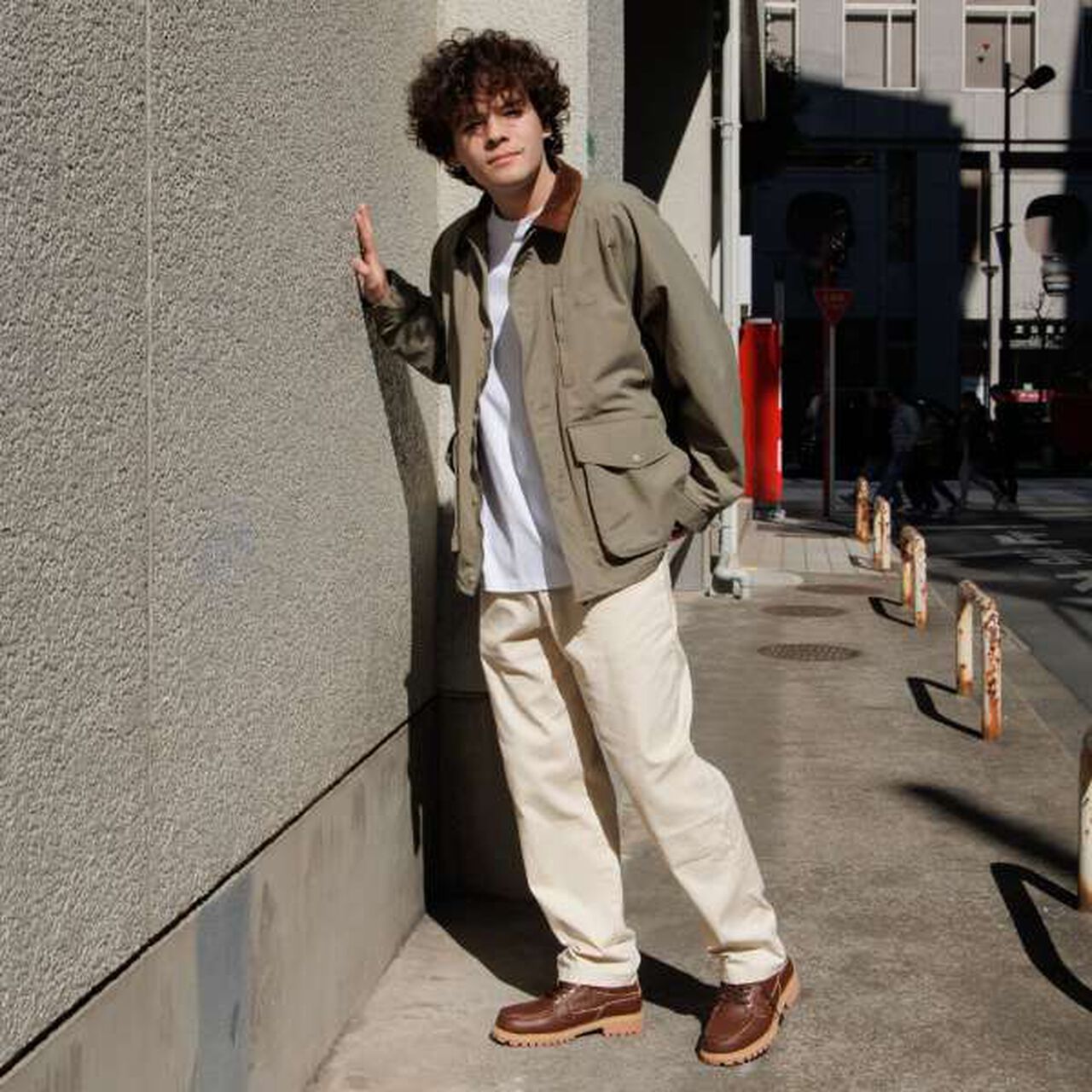 [Water-Repellent & Breathable] Nylon Jacket,Khaki, large image number 17