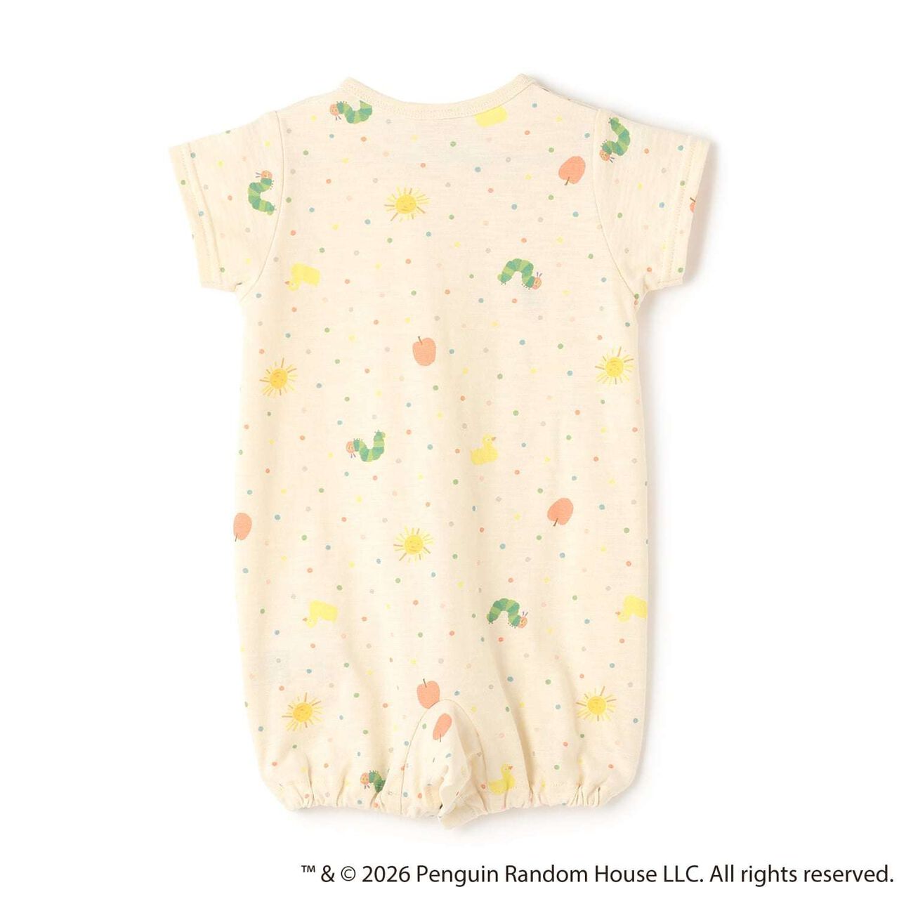 [Hungry Caterpillar] All-Over Pattern 2 WAY Overall,Off white, large image number 4