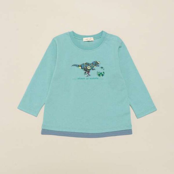 Liberty Dinosaur Egg Long-Sleeve T-Shirt,Light blue, medium image number 0