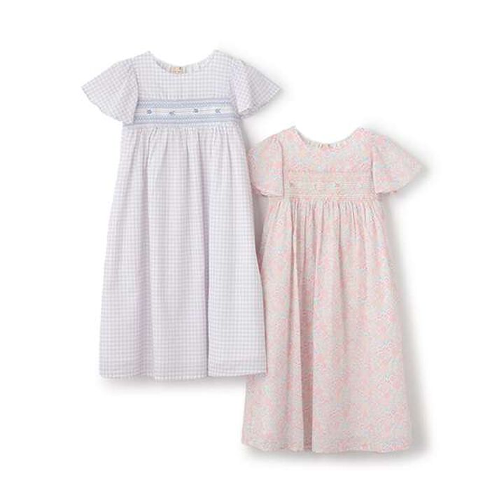 [Link] Smocked One-Piece Dress,Light gray, medium image number 10