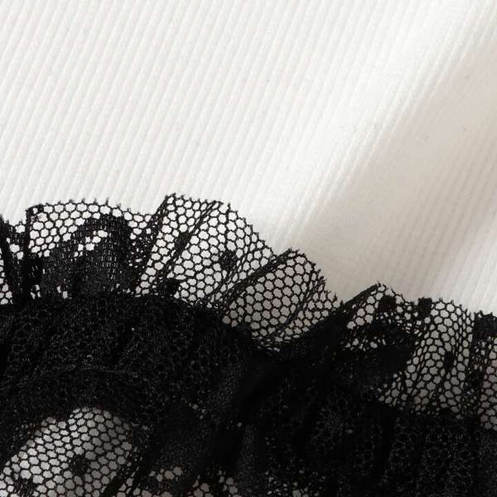 Tulle One-Piece Dress with Inner Wear,Off white, medium image number 10