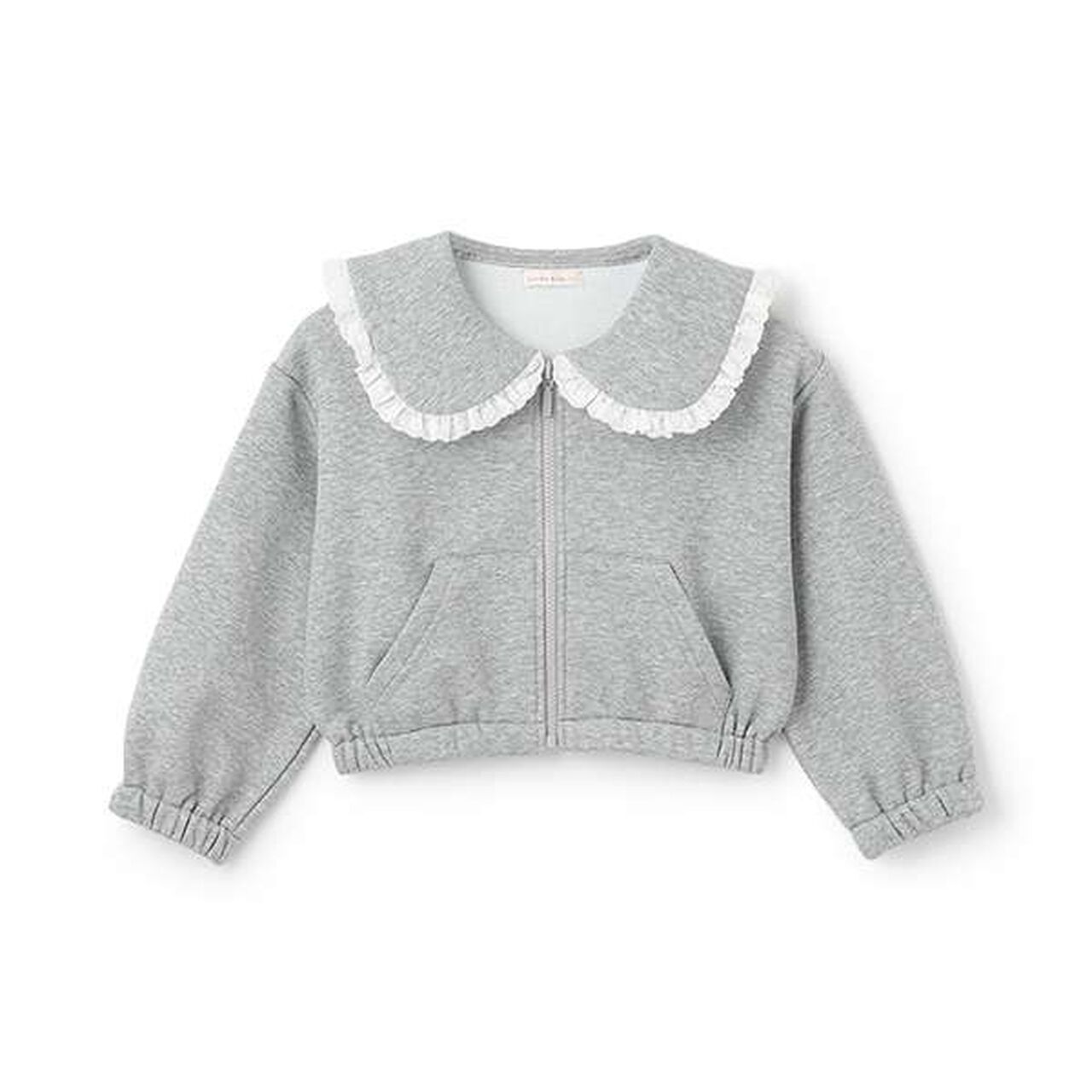 [Lycee Mine Ballet Series] Coordinatable Setup Sailor Collar Full-Zip Sweatshirt,Light blue, large image number 7