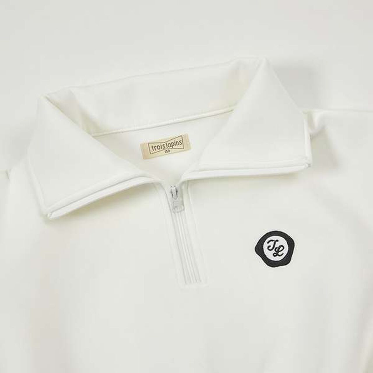 Troislapins Half-Zip Docking Cargo One-Piece Dress (140-160),Beige, large image number 16