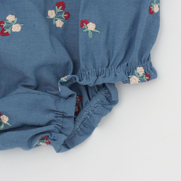 [Link] Strawberry Pattern Outfit Set,Navy, medium image number 7