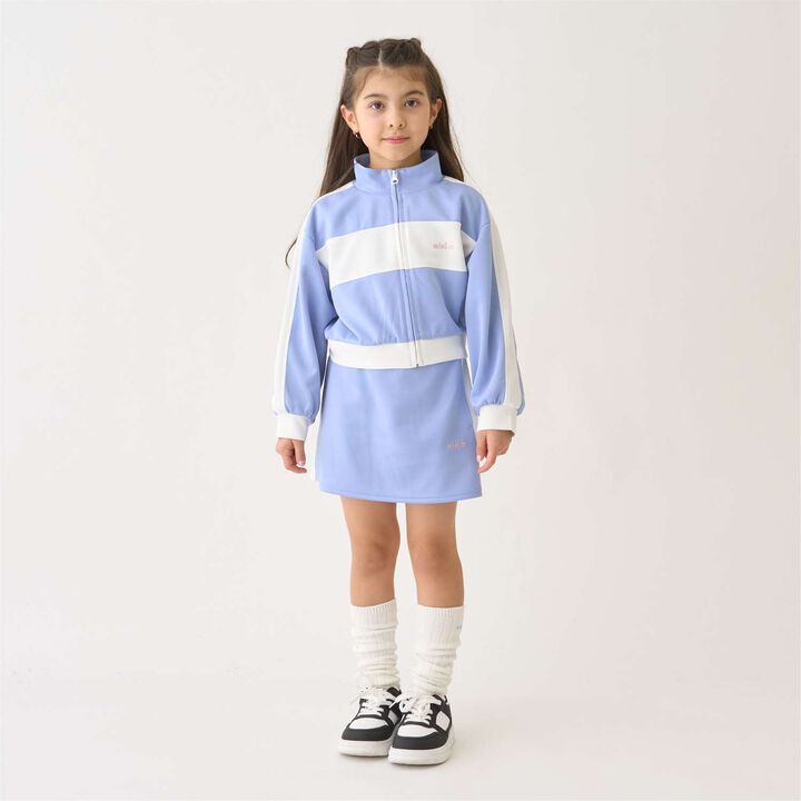 Quick-Dry Track Jacket & Skirt Set,Charcoal gray, medium image number 1