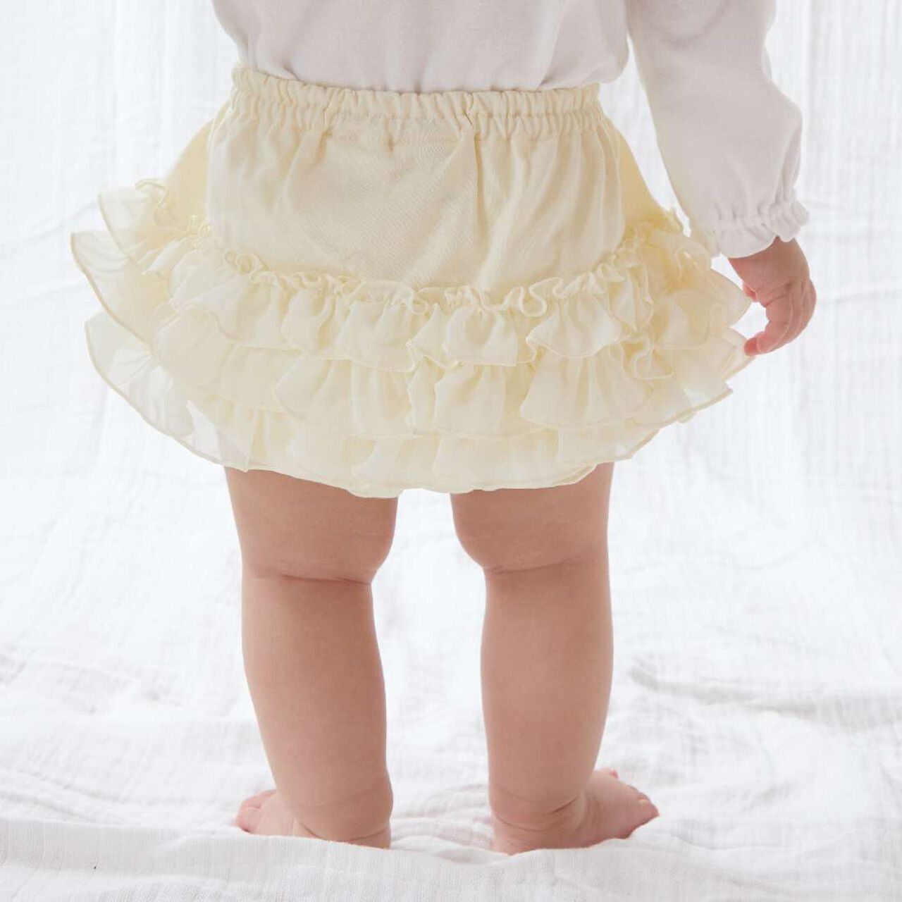 KP Bunny Ear Gift Bag Set: Bib & Bloomers,Off white, large image number 2