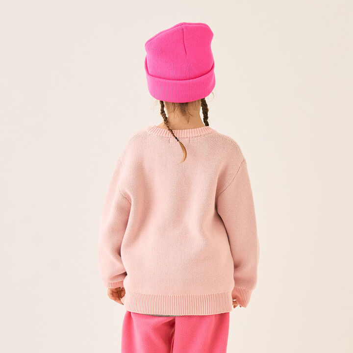 [Machine Washable] Logo Knitwear,Off white, medium image number 12