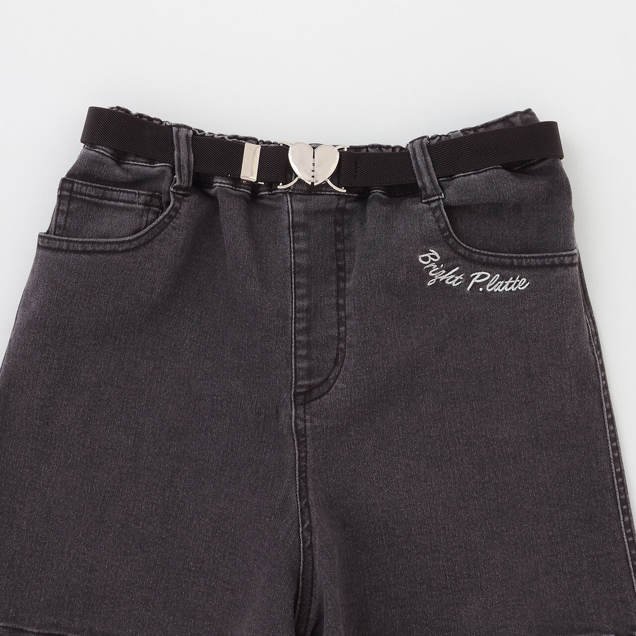 Shorts with Belt,Black, large image number 10