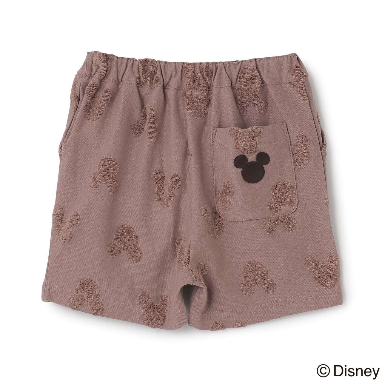 [Disney] Pile Jacquard Pattern Pants,Mocha brown, large image number 3