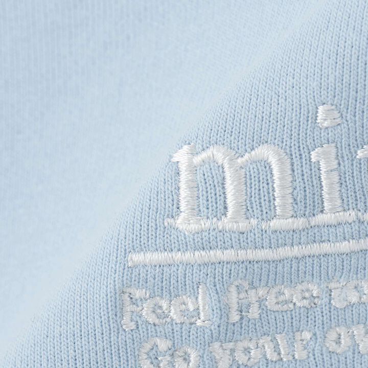 Anti-Stain Puffed Sweatshirt Hoodie / Cardboard,Sax blue, medium image number 16