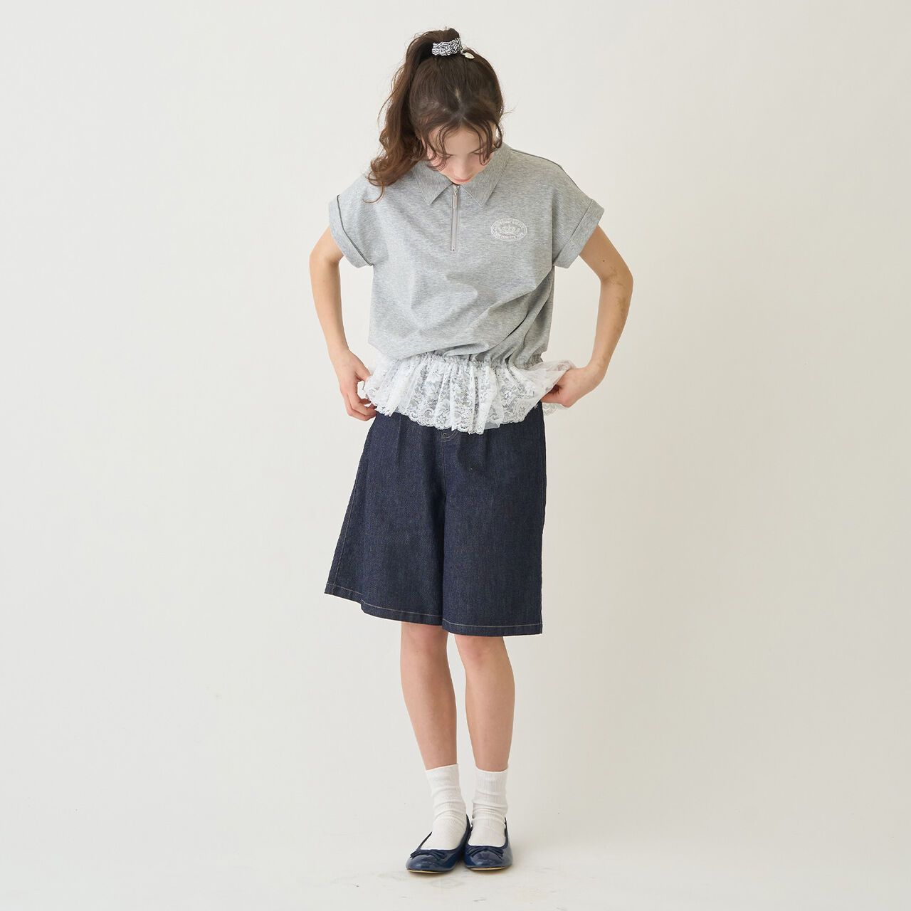 Half Pants,Navy, large image number 19