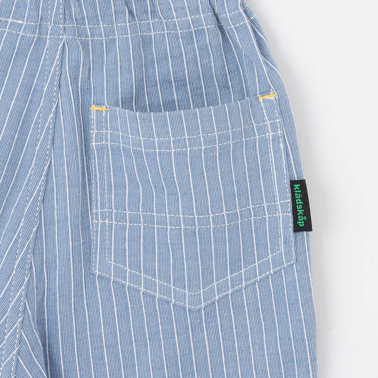 Train Stripe 6/10 Length Pants,Sax blue, large image number 7
