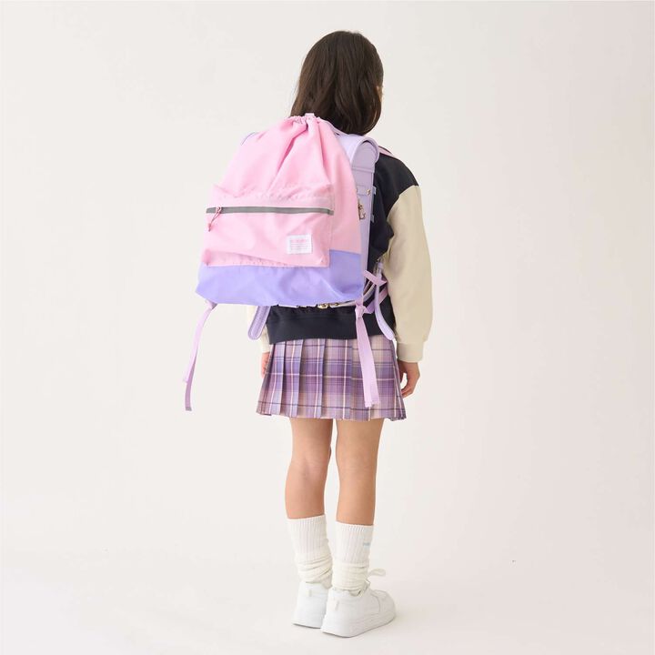 [DailyME/Water-Repellent] Knapsack for Gym Clothes, Fits Over School Bag,Pink, medium image number 1