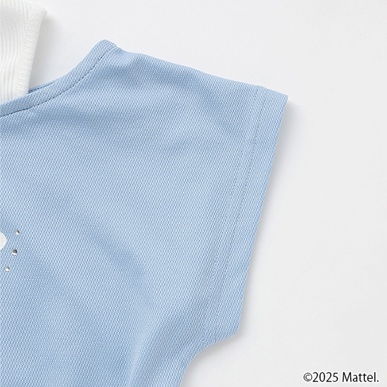 [Stain-resistant and Water-repellent] Layered Look T-Shirt [Barbie],Sax blue, large image number 4